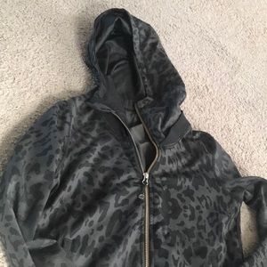 SALE- RARE! Lululemon Black Cheetah ZipUp